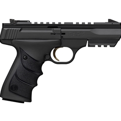 Browning 051602490 Buck Mark Black Label URX 22 LR 10+1 5.50" Matte Blued Contoured Barrel, Matte Black Serrated Slide, Matte Black Aluminum Frame w/Picatinny Rail, Black UFX Overmolded Grip