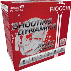 FIO SHOOTING TARGET 12GA 2.75" 1OZ #8 25
