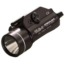 Streamlight 69110 TLR-1 Black Anodized Aluminum, 300 Lumens White C4 LED Bulb, Picatinny/Weaver Mount
