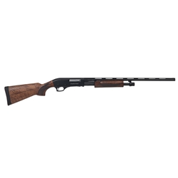 Charles Daly 930422 301 Field Full Size 410 Bore Pump 4+1 26" Black Vent Rib Barrel, Black Anodized Grooved Aluminum Receiver, Fixed Matte Black Synthetic Stock, Beretta/Benelli Mobil Choke System