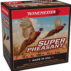 Winchester Ammo X123PH5 Super Pheasant Magnum High Brass 12Gauge 3" 1 5/8oz 5Shot 25 Per Box